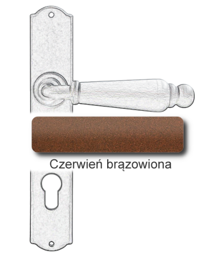 Czerwień brązowiona