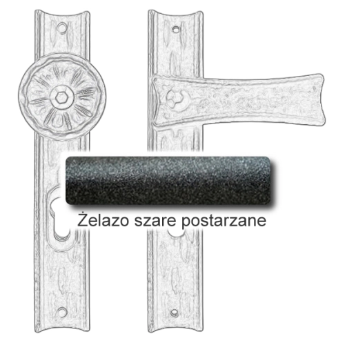 Żelazo szare postarzane