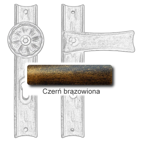 Czerń brązowiona