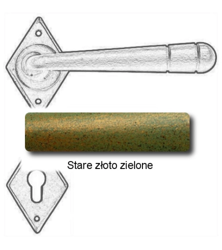 Stare złoto zielone
