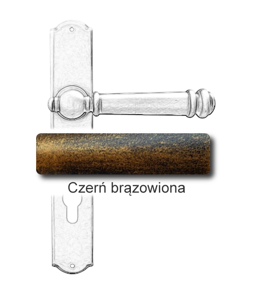 Czerń brązowiona