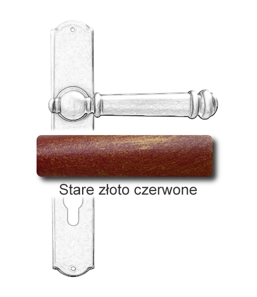 Stare złoto czerwone