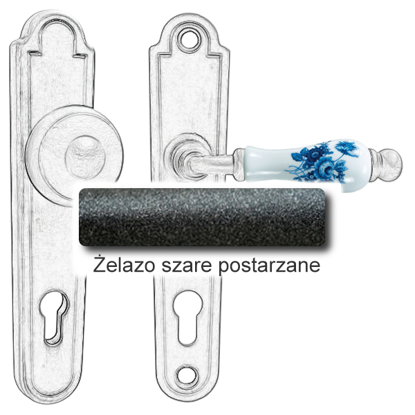 Żelazo szare postarzane