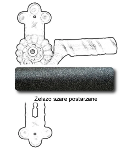 Żelazo szare postarzane