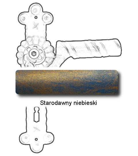 Starodawny niebieski