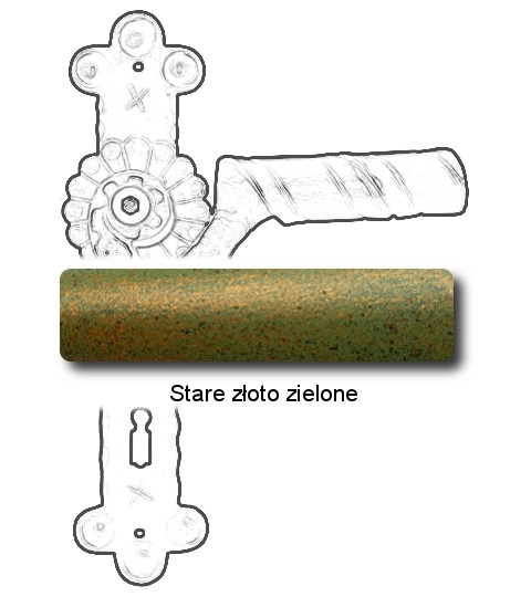 Stare złoto zielone