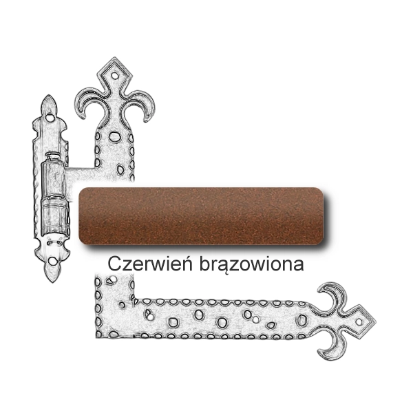 Czerwień brązowiona