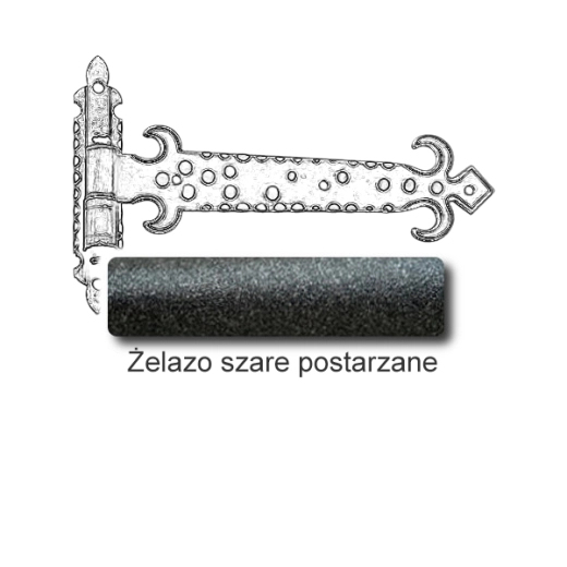 Żelazo szare postarzane