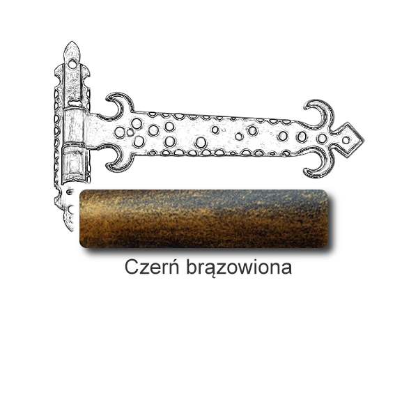 Czerń brązowiona