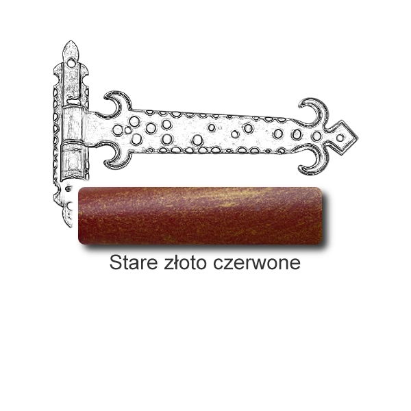 Stare złoto czerwone