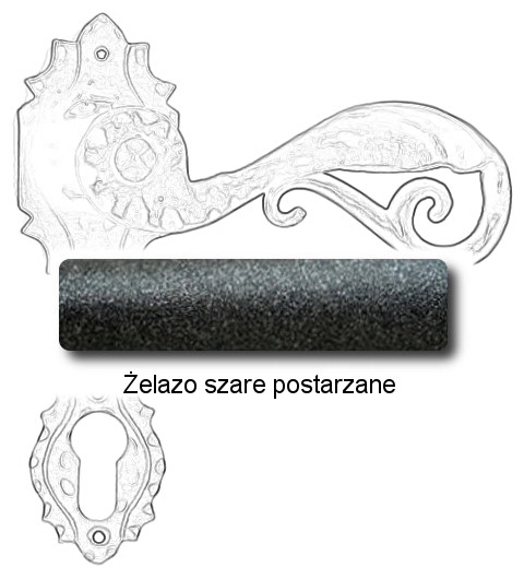 Żelazo szare postarzane
