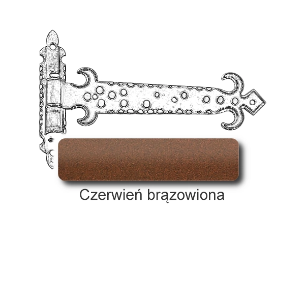 Czerwień brązowiona
