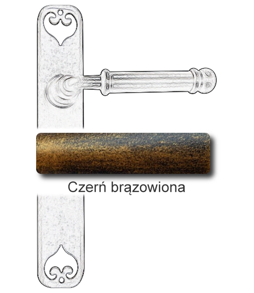 Czerń brązowiona