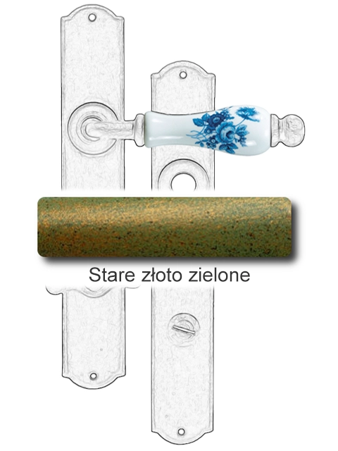 Stare złoto zielone