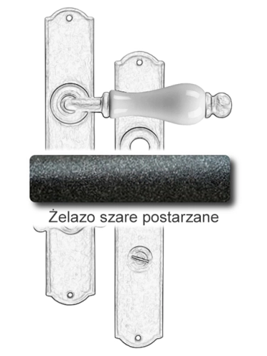 Żelazo szare postarzane