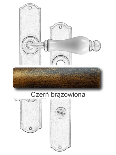 Czerń brązowiona