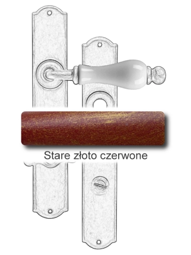 Stare złoto czerwone