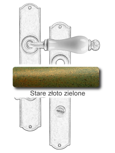 Stare złoto zielone