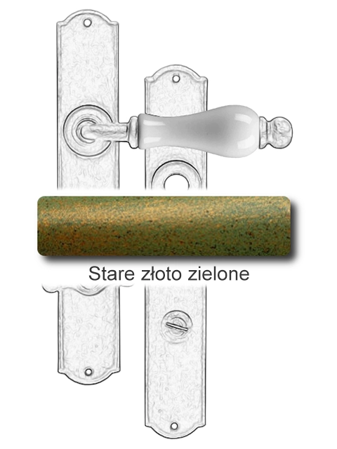 Stare złoto zielone