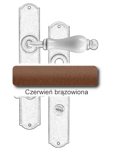 Czerwień brązowiona