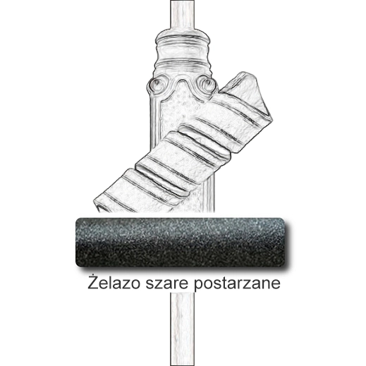 Żelazo szare postarzane