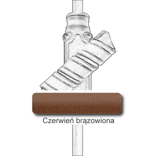 Czerwień brązowiona