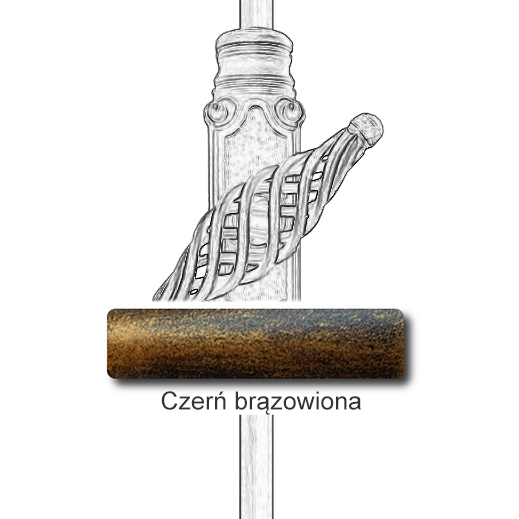 Czerń brązowiona