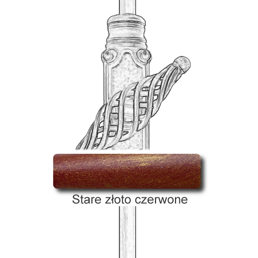 Stare złoto czerwone