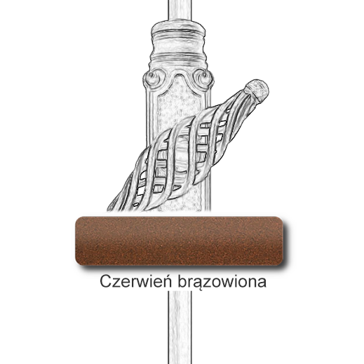 Czerwień brązowiona