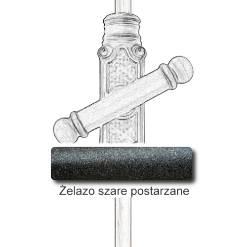 Żelazo szare postarzane