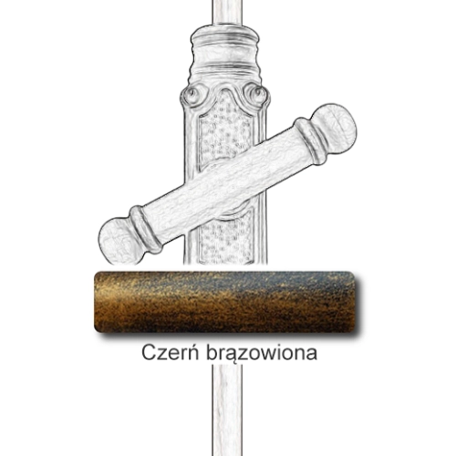 Czerń brązowiona