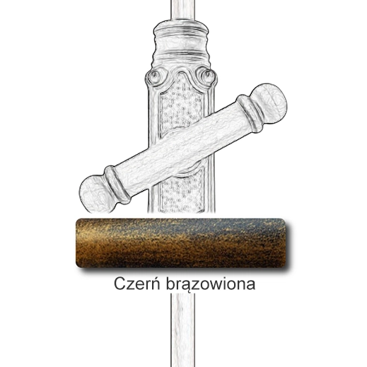 Czerń brązowiona