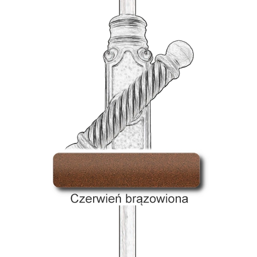 Czerwień brązowiona