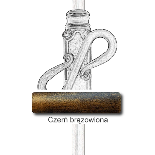 Czerń brązowiona