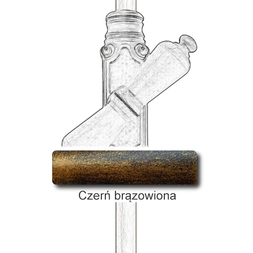Czerń brązowiona