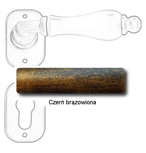 Czerń brązowiona
