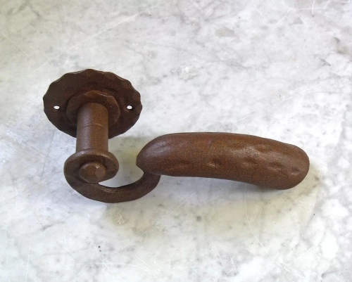 Klamka Ludana 511 - czerwień brązowiona (corten)