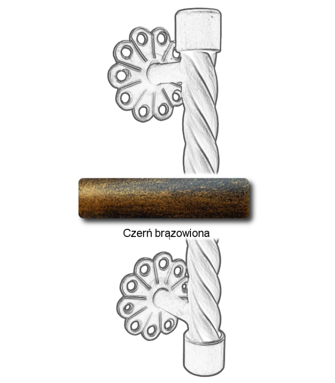 Czerń brązowiona
