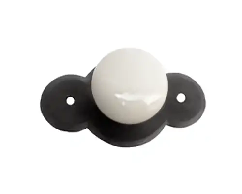 Gałka meblowa Barbara 04 porcelana kremowa D36
