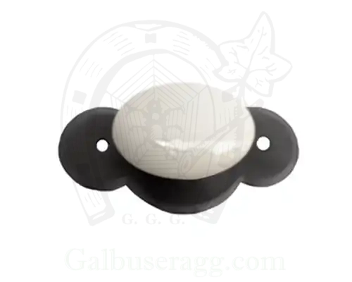 Gałka meblowa Barbara 06 porcelana kremowa D38