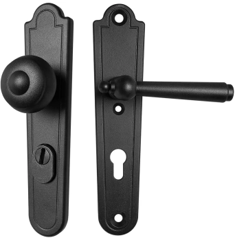 Klamko-gałka zewnętrzna Monaco 4358 z zabezpieczeniem