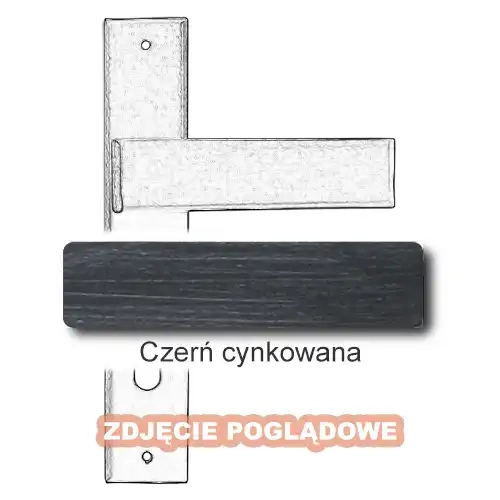 Stockholm 1820 z otworem na wkładkę patentową - czerń cynkowana
