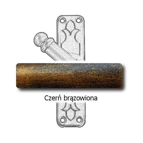 Czerń brązowiona