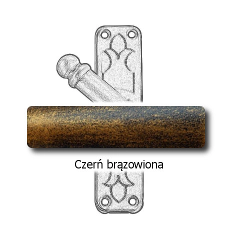 Czerń brązowiona