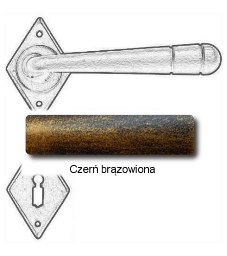 Czerń brązowiona