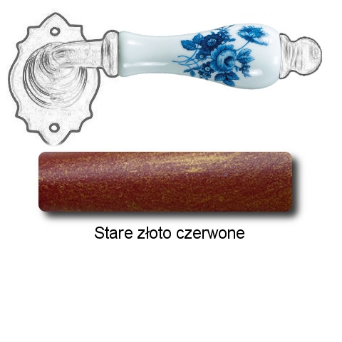Stare złoto czerwone