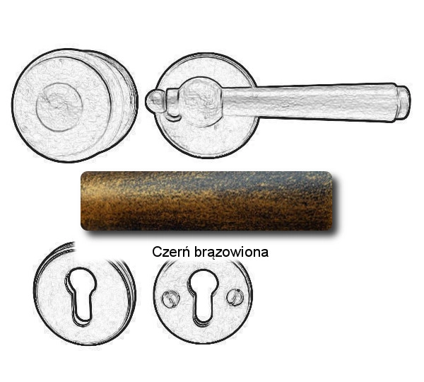 Czerń brązowiona