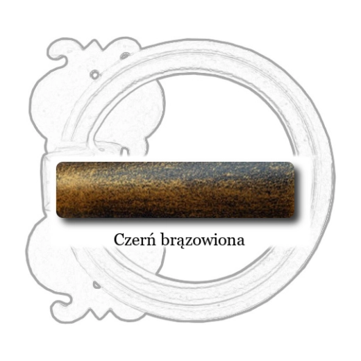 Czerń brązowiona