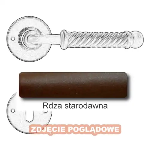 9a Klamka Madrid 2101 RUN z rozetą na klucz.webp