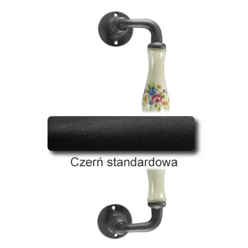 1 Uchwyt Berlino 5-50 ZANC 250 mm, porcelana kremowa kwiaty wiosenne.webp